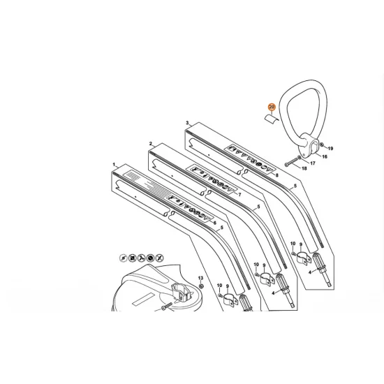 STIHL  Okładzina cierna 4140 792 0800